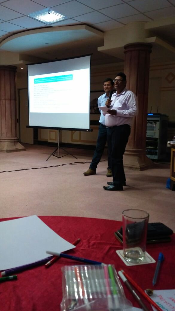 Training at Jodhpur with L & T - Corporate Trainer